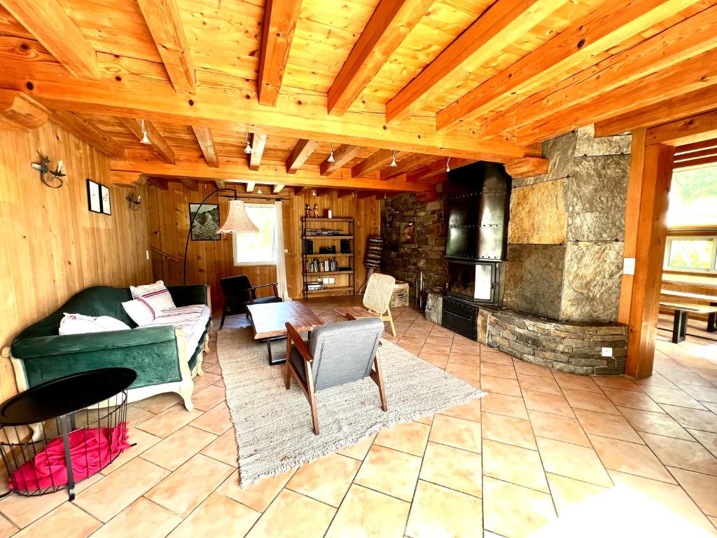 Posedenie v ubytovaní * Magnifique Chalet entre les pistes et la ville *