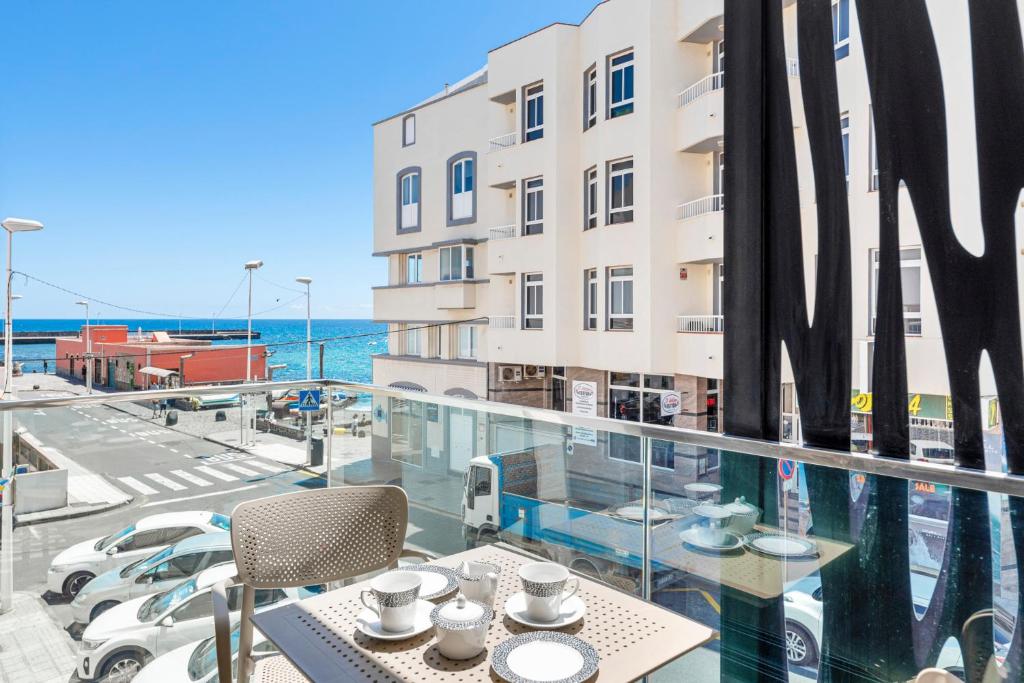 Balkon lub taras w obiekcie MEDANO4YOU Bogi's Holiday Home