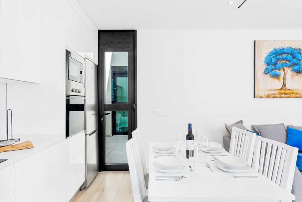 Kuchnia lub aneks kuchenny w obiekcie MEDANO4YOU Bogi's Holiday Home