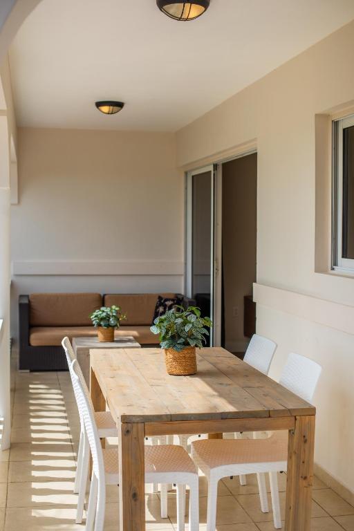 Posezení v ubytování PUUR! Appartementen Curaçao