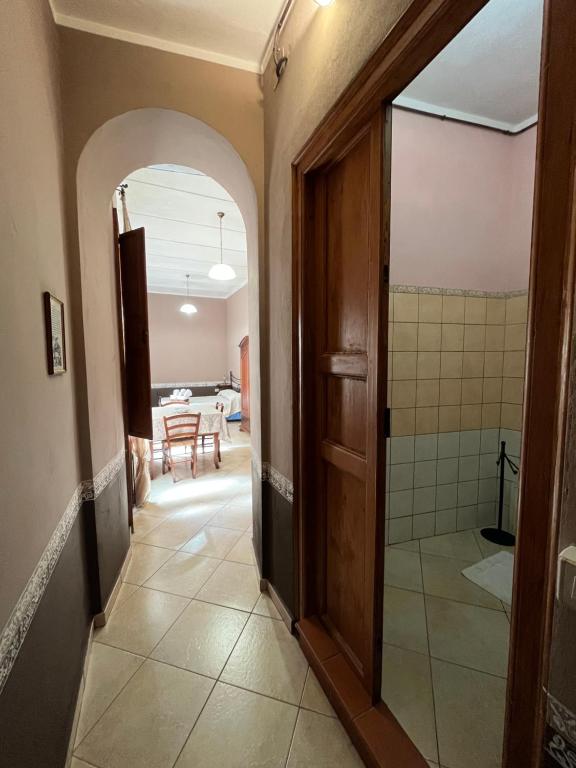 Koupelna v ubytování B&B Su Maimoni