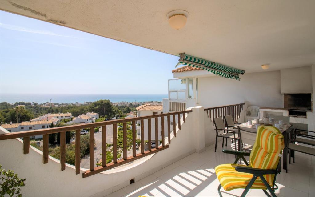Balkón nebo terasa v ubytování Terraza con vistas espectaculares - Haciendas ALBERT VILLAS Alcossebre