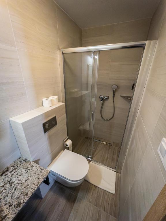 Koupelna v ubytování Boutique Apartments Old Town