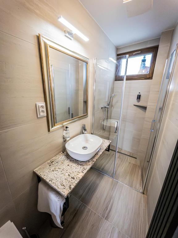 Koupelna v ubytování Boutique Apartments Old Town