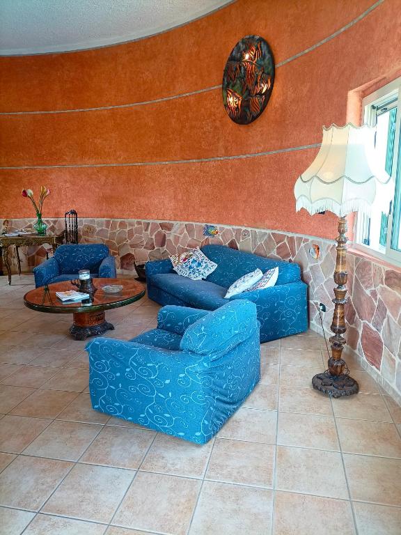 A seating area at VILLA TAI