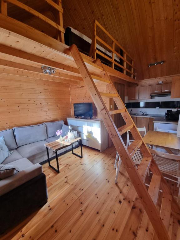Kuchyň nebo kuchyňský kout v ubytování Domki Gościniak