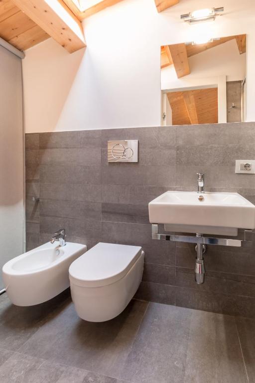 Koupelna v ubytování B&B Bianco E Blu