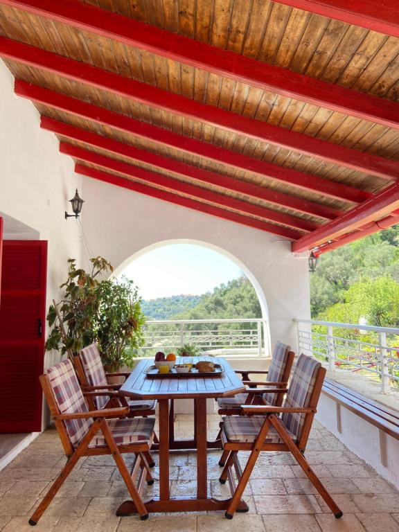 Balkón nebo terasa v ubytování Villa Chrysoula