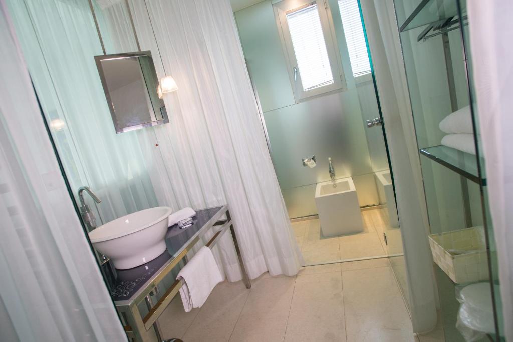 Koupelna v ubytování Hotel iDesign