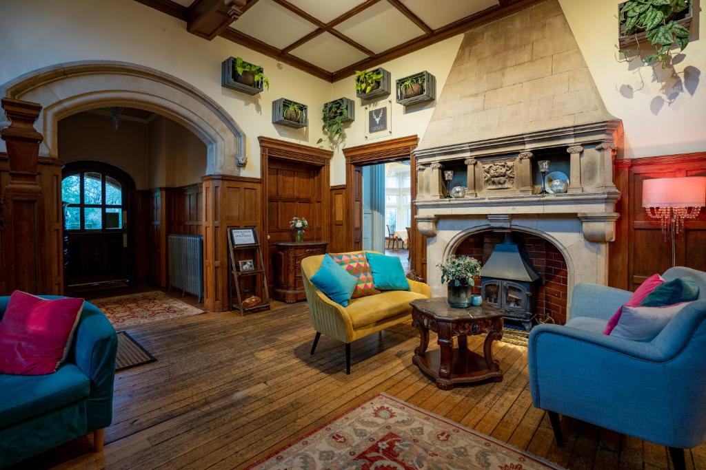 Posezení v ubytování Berwick Lodge