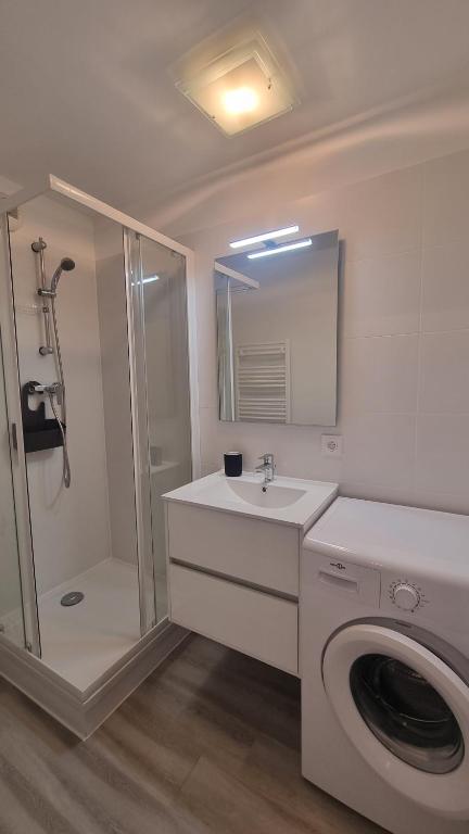 Koupelna v ubytování Résidence Anthérieu - Appartements neufs tout confort