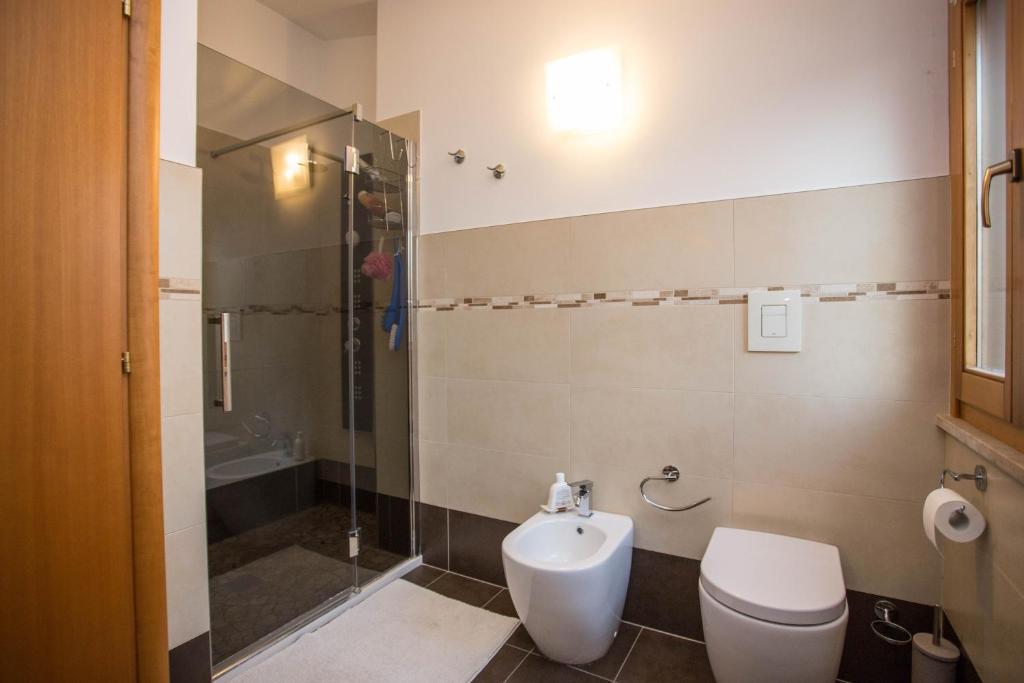 Koupelna v ubytování Casa di Marco e Kaila