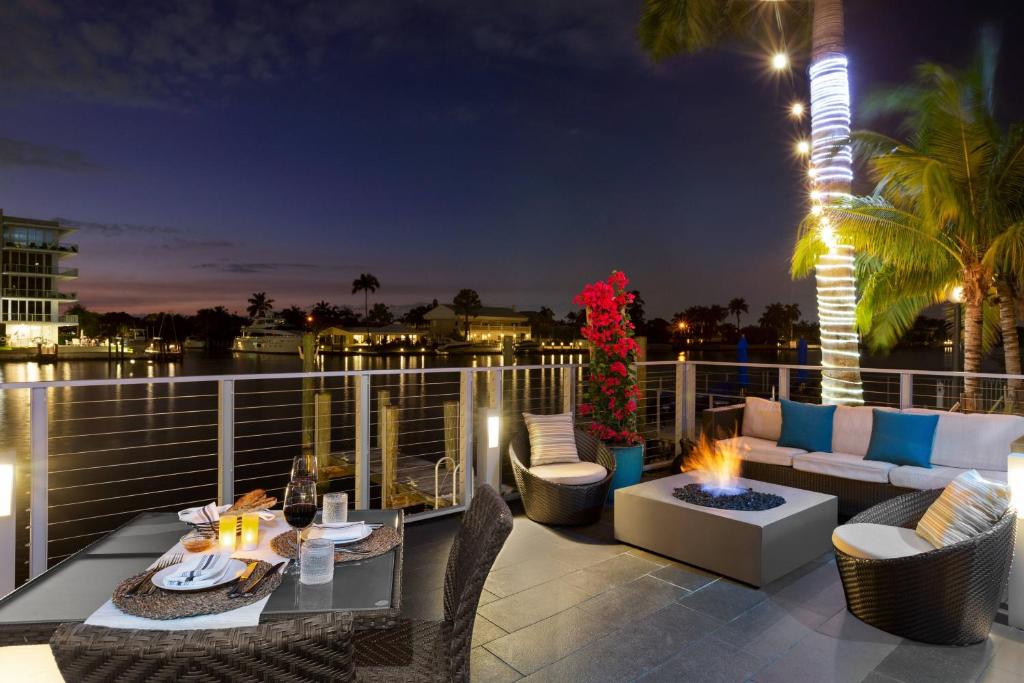 Balkón nebo terasa v ubytování Residence Inn by Marriott Fort Lauderdale Intracoastal