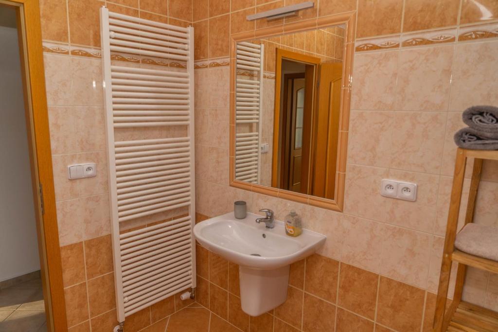 Koupelna v ubytování Apartmán Tereza