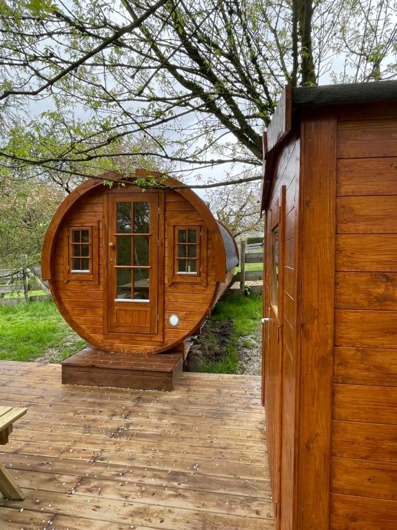 Zahrada ubytování Le Hameau