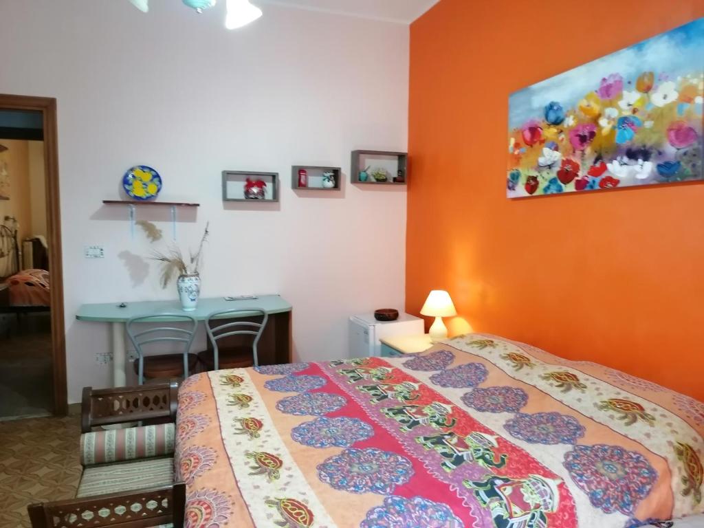 Posteľ alebo postele v izbe v ubytovaní B&B Il Giardinetto Alghero