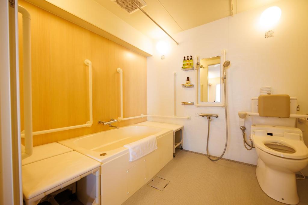 Koupelna v ubytování Floral Hotel East Shinsaibashi