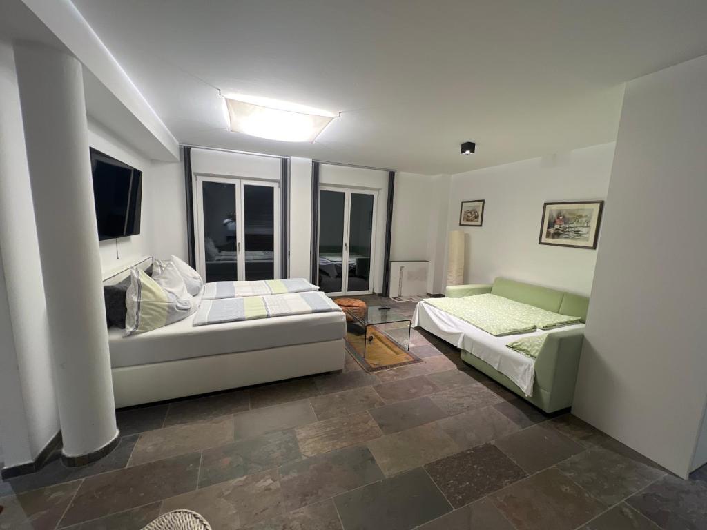 Postel nebo postele na pokoji v ubytování Appartment in Kammerl