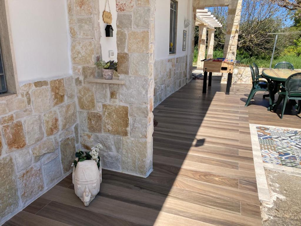 Balkón nebo terasa v ubytování Il Casale Di Brunella