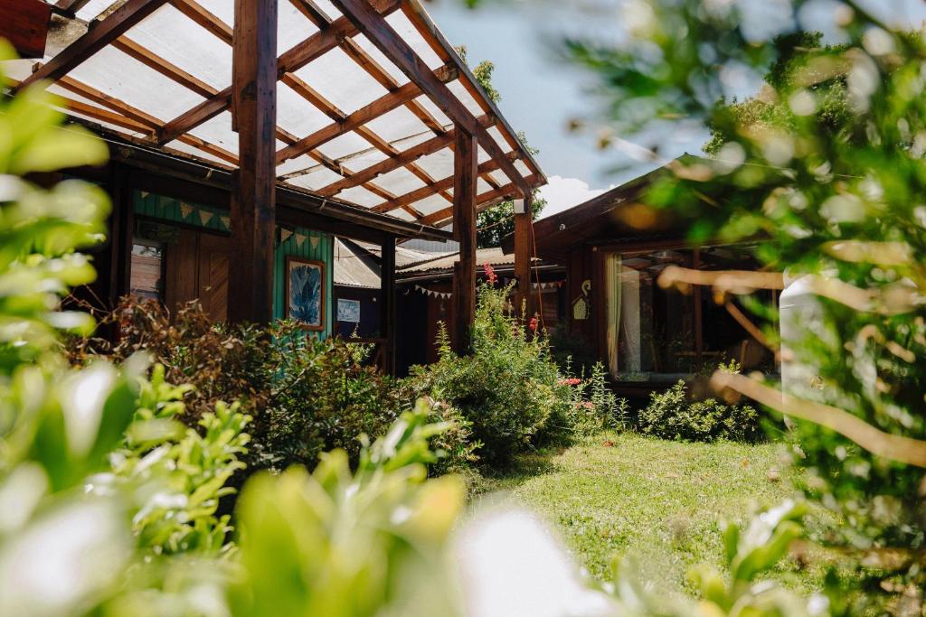 Zahrada ubytování La Araucaria Hostería Boutique - Ex Lounge Brasil