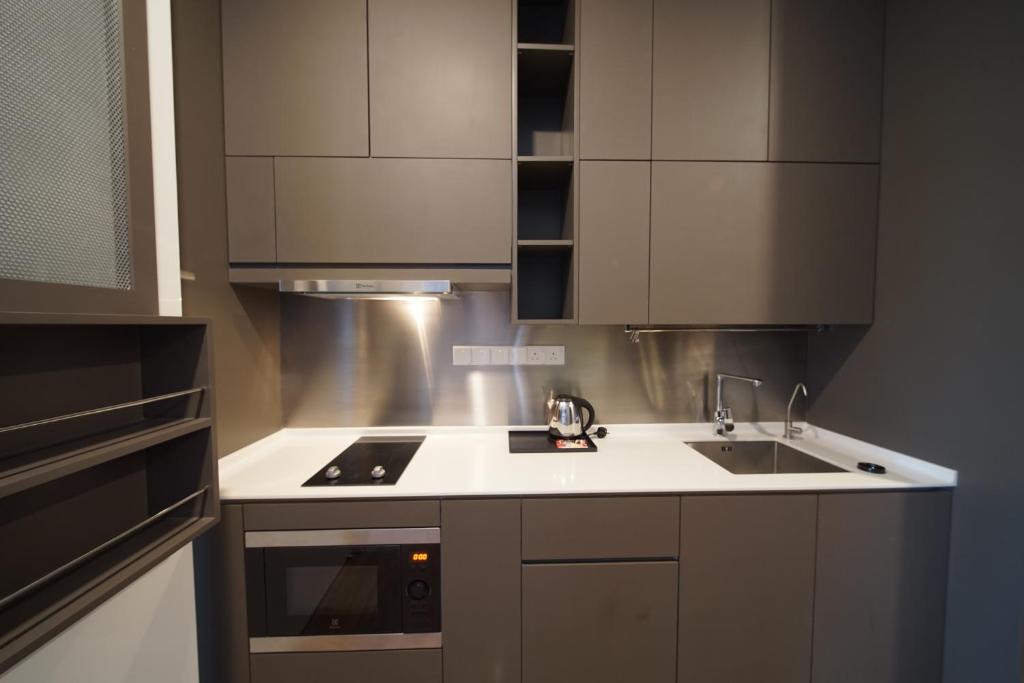 Köök või kööginurk majutusasutuses Ceylonz Suites by MyKey