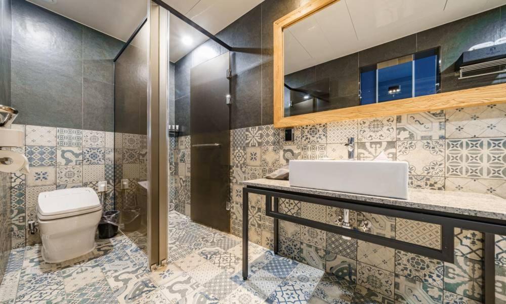 Koupelna v ubytování Anseong Nomad Hotel