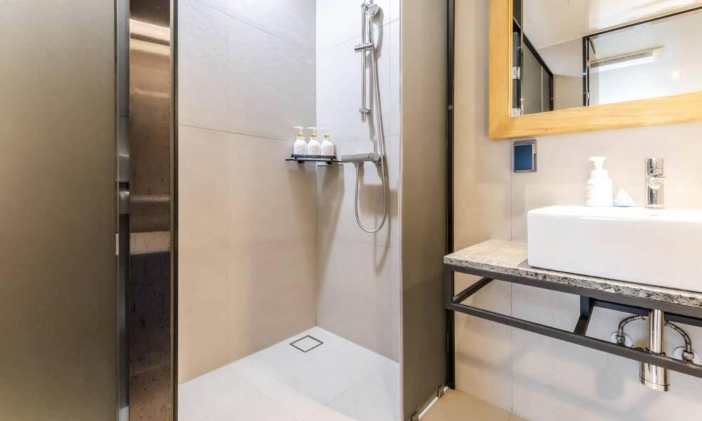 Koupelna v ubytování Anseong Nomad Hotel