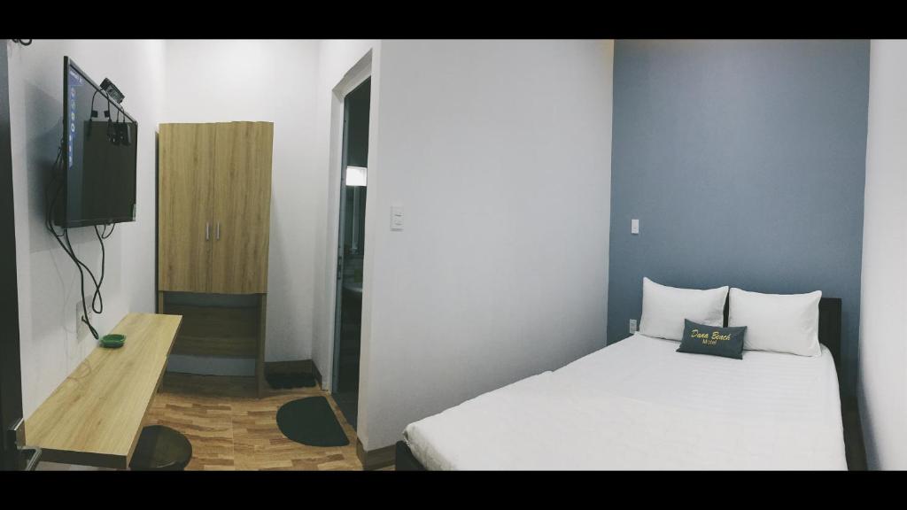 Postel nebo postele na pokoji v ubytování DANA BEACH Motel