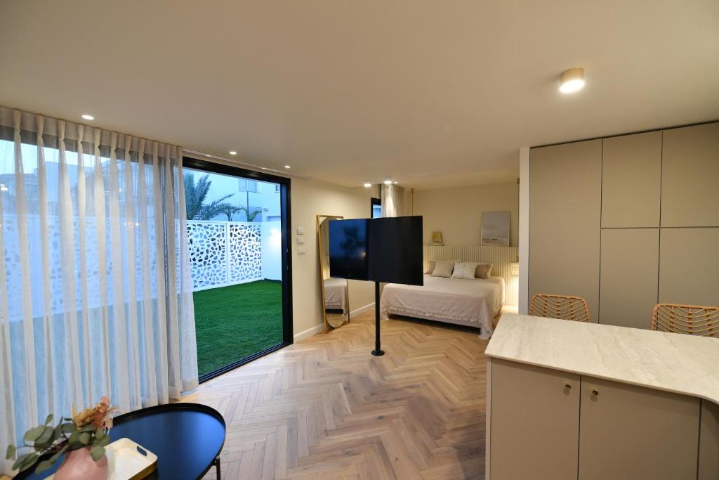 Ein Bett oder Betten in einem Zimmer der Unterkunft צימר רפאל