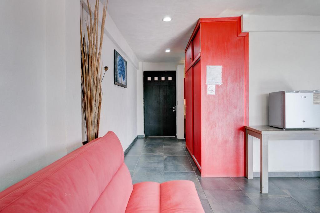 Kuchyň nebo kuchyňský kout v ubytování Villa Palaxs