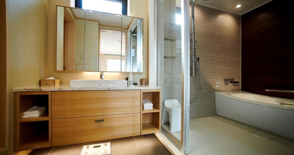 Koupelna v ubytování Enoshima Hotel ーEnoshima Island Spa Hotel Buildingー