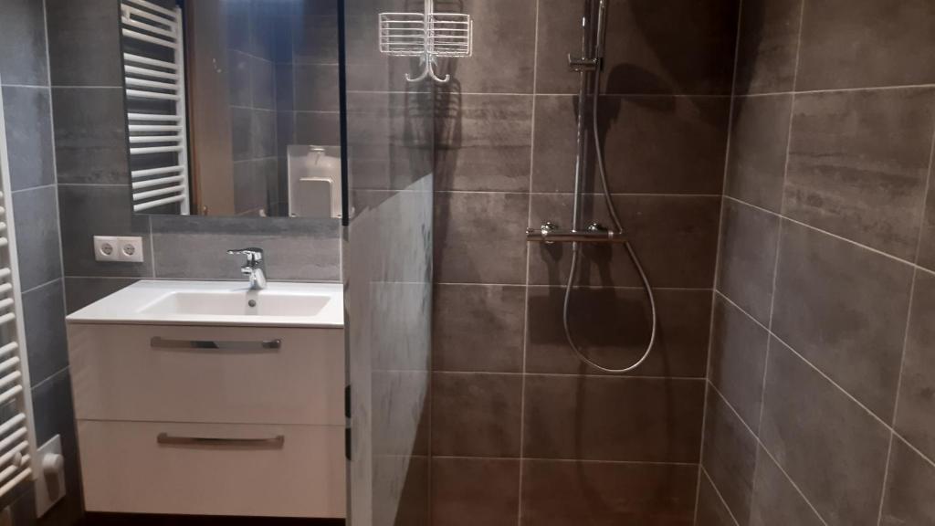 Koupelna v ubytování Apartment Eva