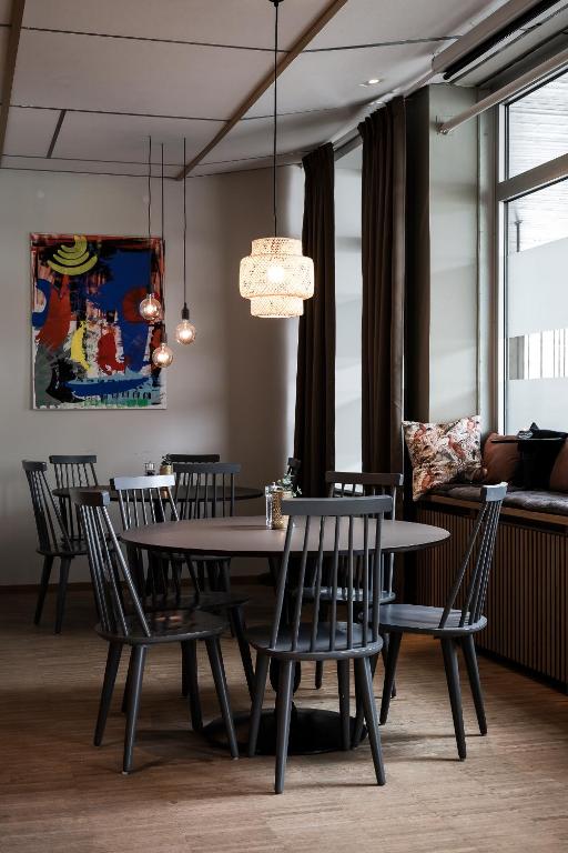 Posezení v ubytování Hotell Kramm
