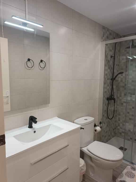 Łazienka w obiekcie Vera Natura Apartamento Alba