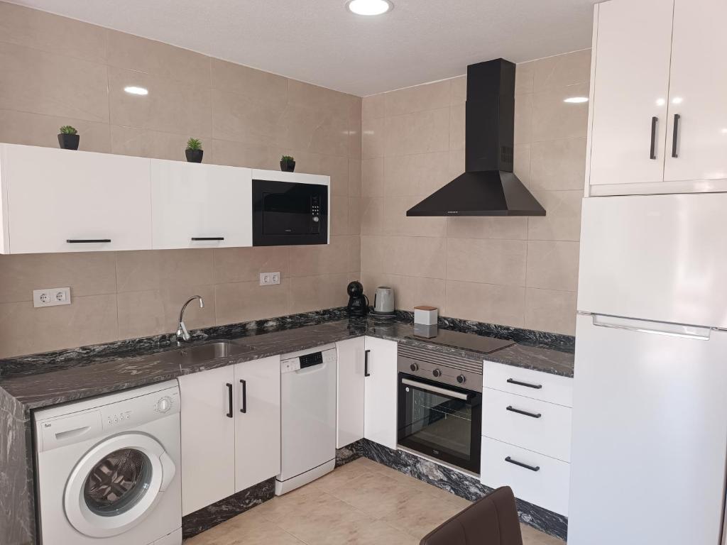 Kuchnia lub aneks kuchenny w obiekcie Vera Natura Apartamento Alba