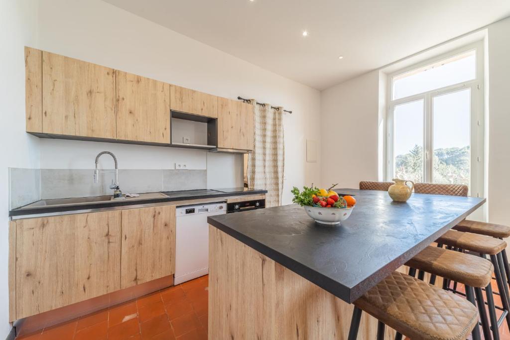 Kuchyňa alebo kuchynka v ubytovaní Appartements à la ferme