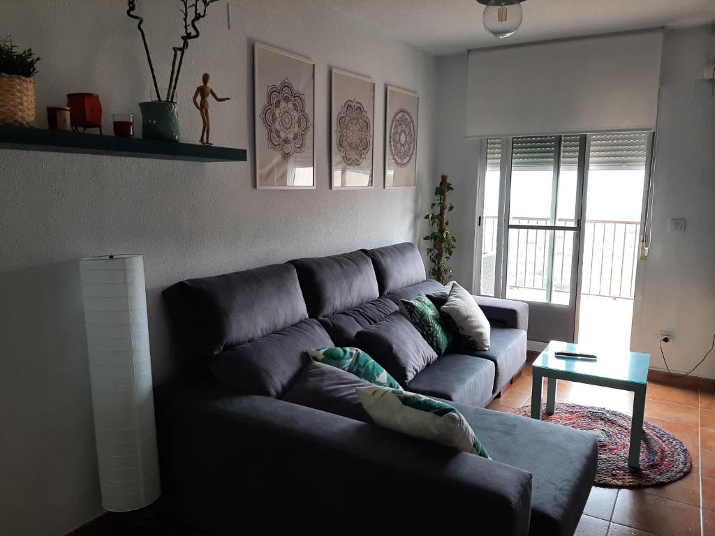 A seating area at Peña del Castillo
