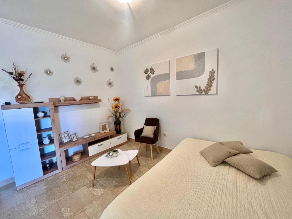Posteľ alebo postele v izbe v ubytovaní Apartmani Zeleni Raj
