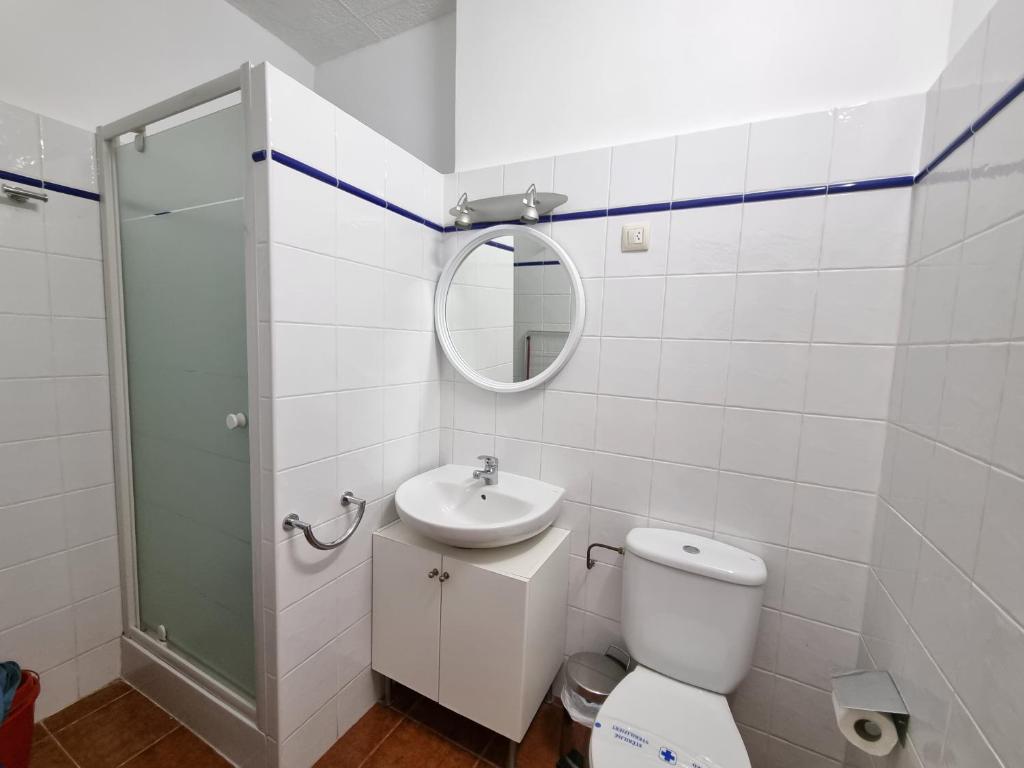 Koupelna v ubytování Apartamentos Grifovacances Tres Estrelles Club