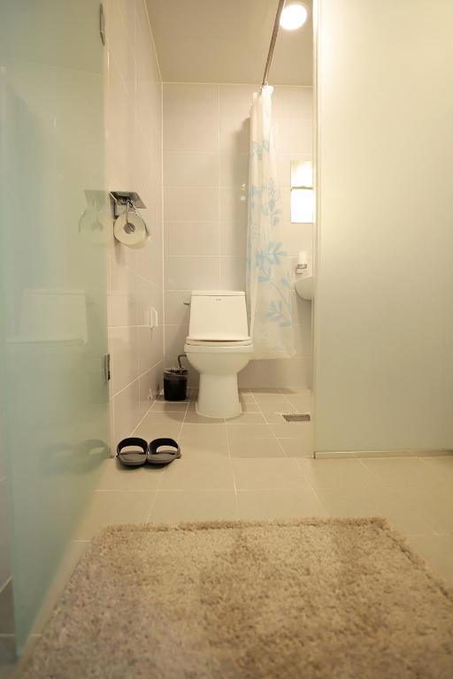 Koupelna v ubytování Stay RomanticTrip_Hostel
