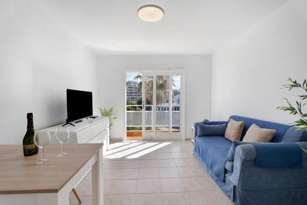 TV a/nebo společenská místnost v ubytování Bonito Apartamento Cristian Playa