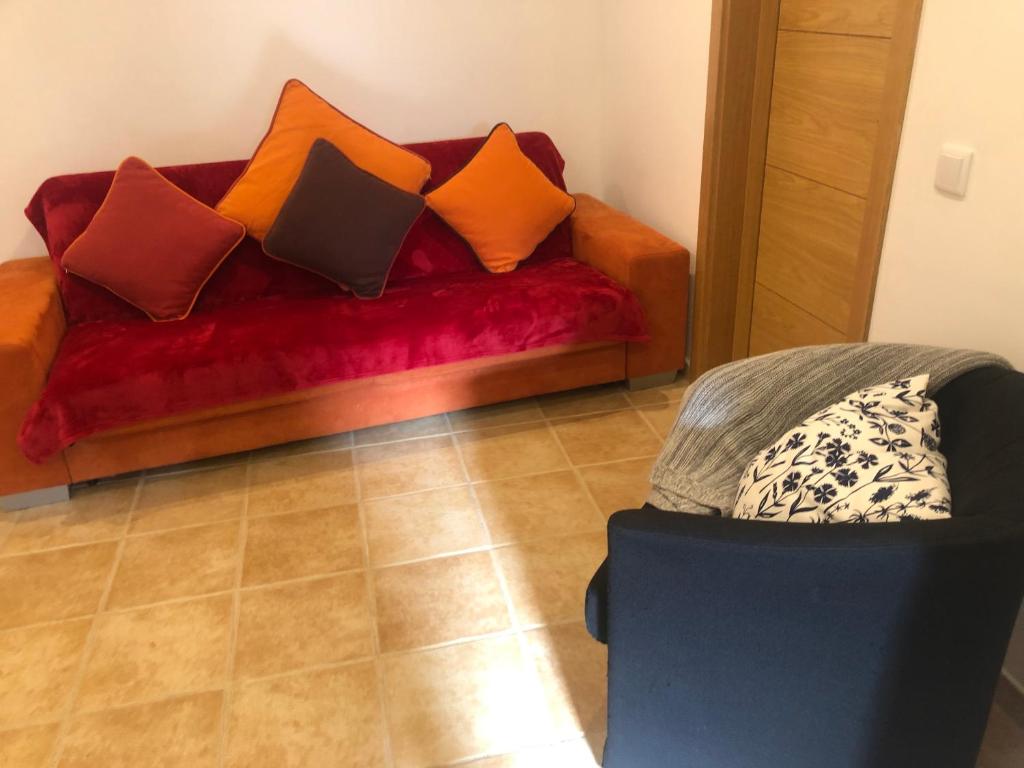 Posezení v ubytování La petite maison