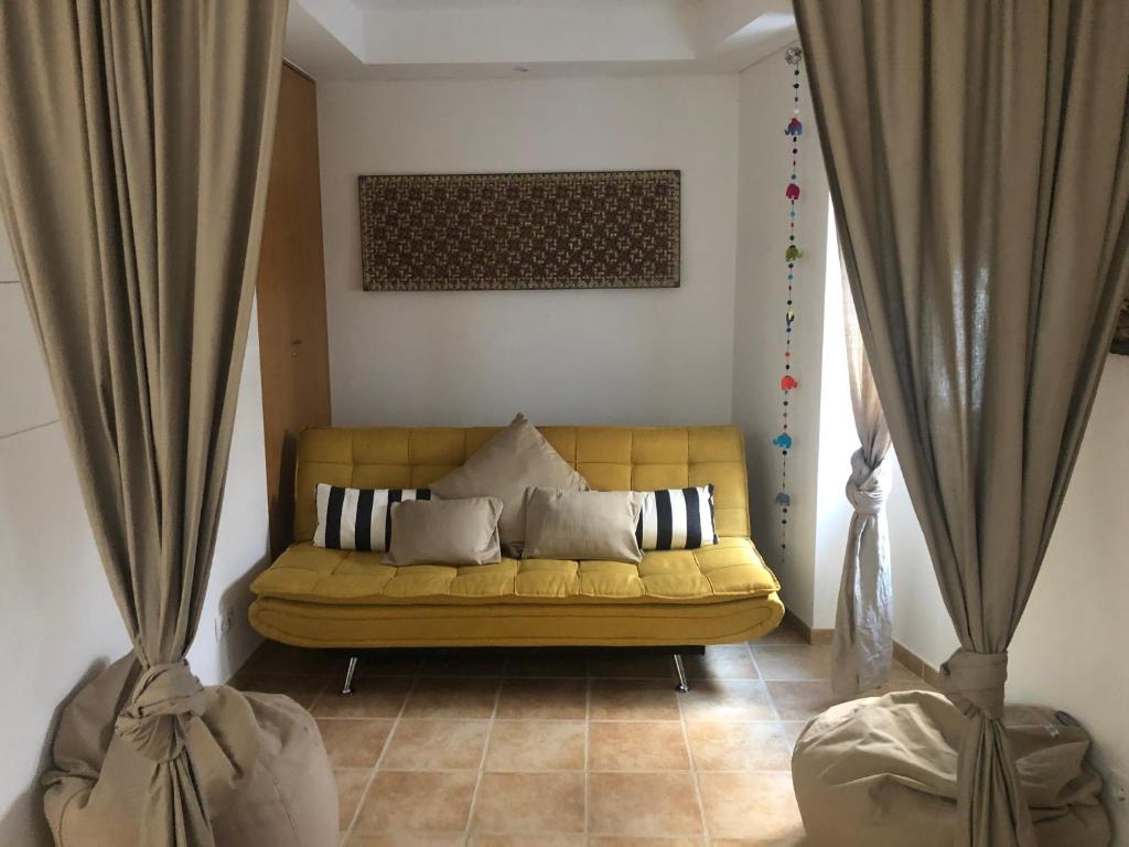Posezení v ubytování La petite maison