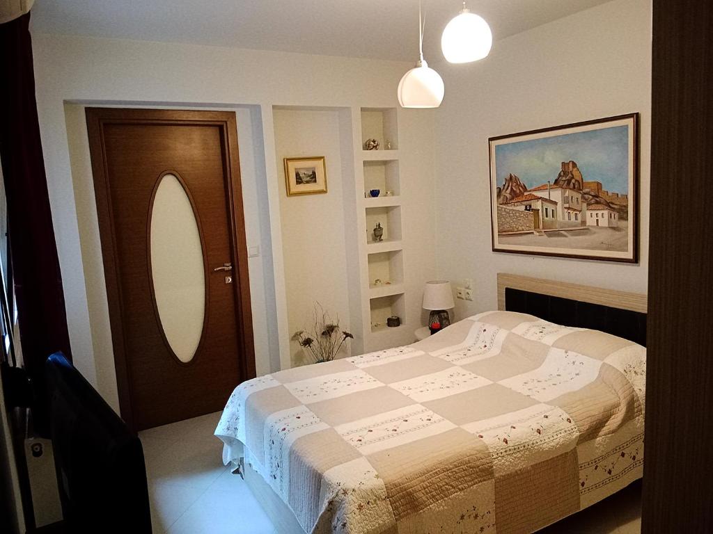 Postel nebo postele na pokoji v ubytování Korfe Estate
