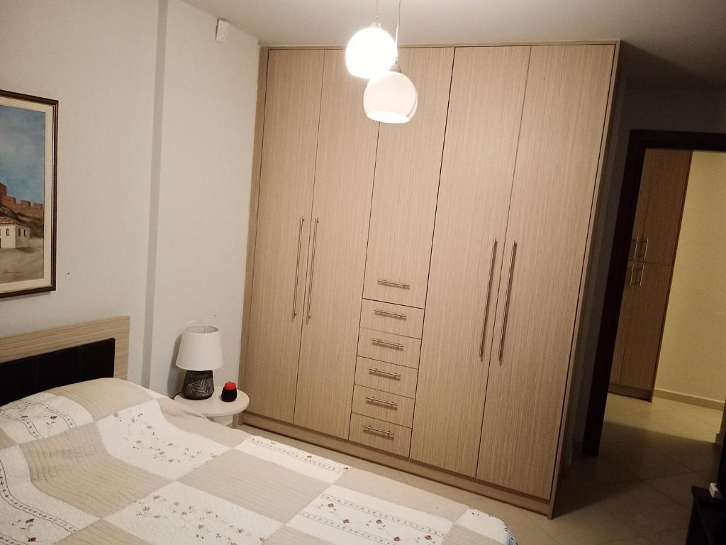 Postel nebo postele na pokoji v ubytování Korfe Estate