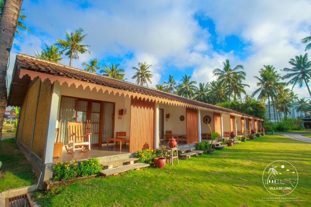 Zahrada ubytování Villa So Long Banyuwangi - Ijen