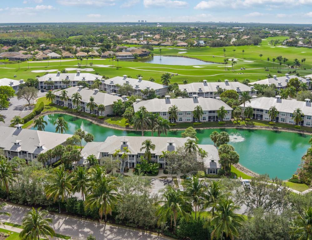 an aerial view of the villas at the resort at Lely Greenlinks Top Floor - on Golf Course, Minutes from Beaches, Downtown! in Naples