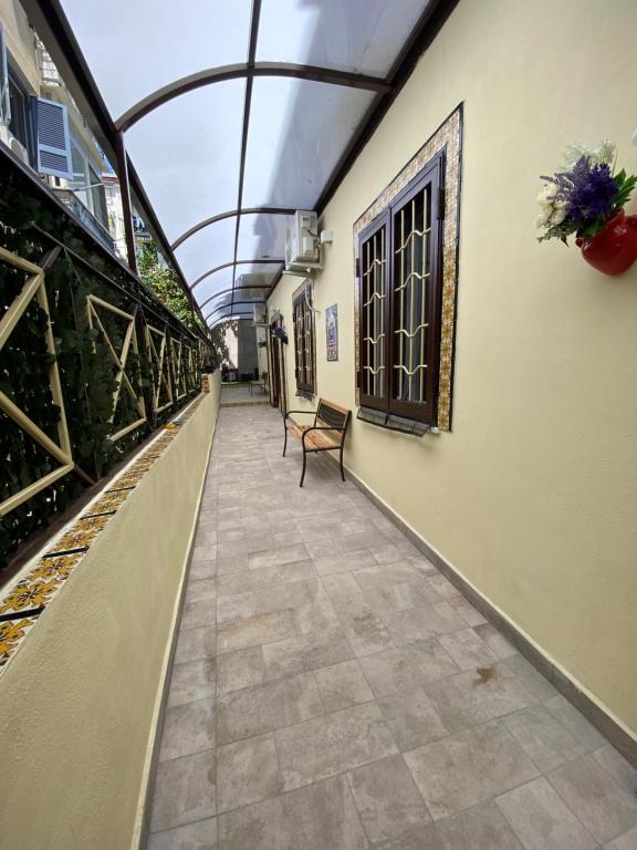 Balkón nebo terasa v ubytování Dar Zohra