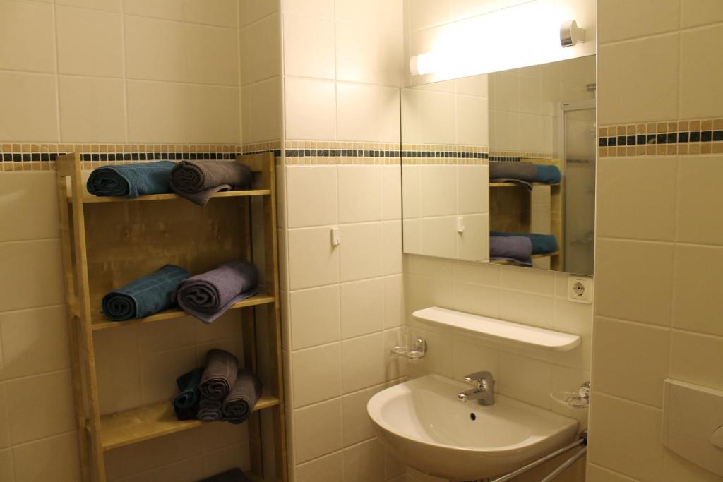 Kúpeľňa v ubytovaní Appartement Hohe Mut