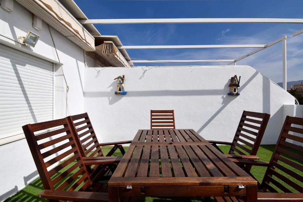 Balkón nebo terasa v ubytování Letmalaga Malasaña City Views Superior Apartment
